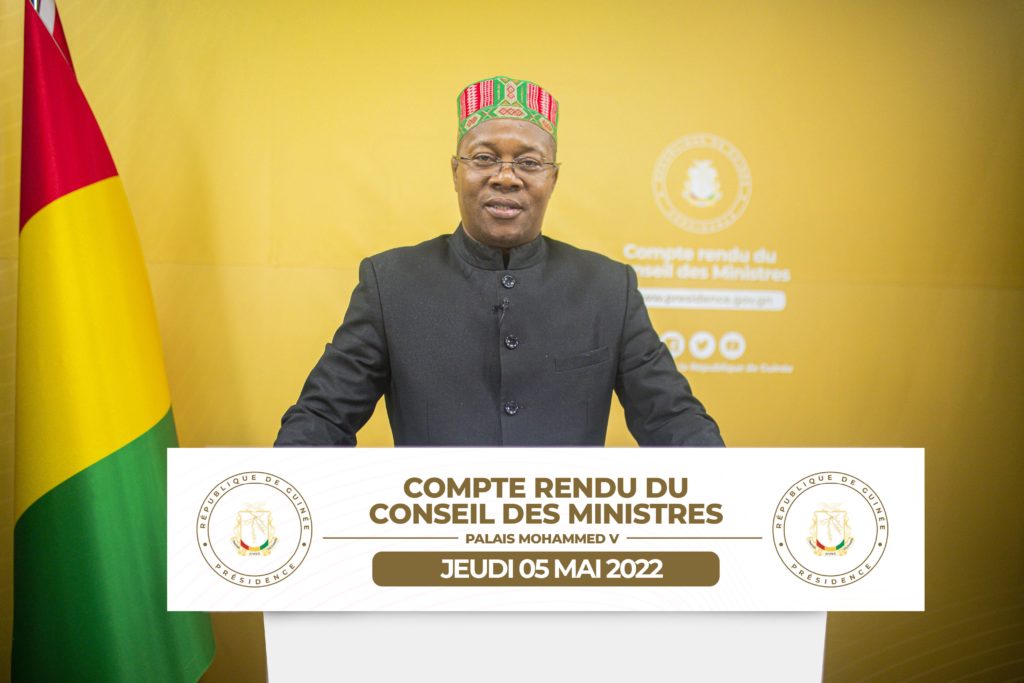 Guinee: compte rendu du conseil des ministres du jeudi 5 mai 2022