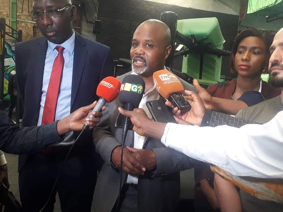 Le ministre de la jeunesse et des Sports, Lansana Bea Diallo