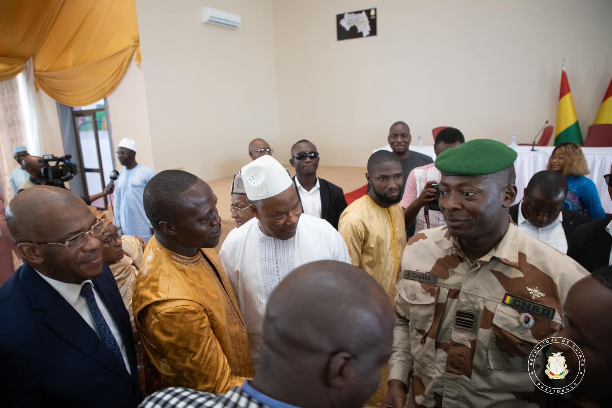 Palais Mohamed V : le Colonel Amara Camara reçoit les opérateurs économiques