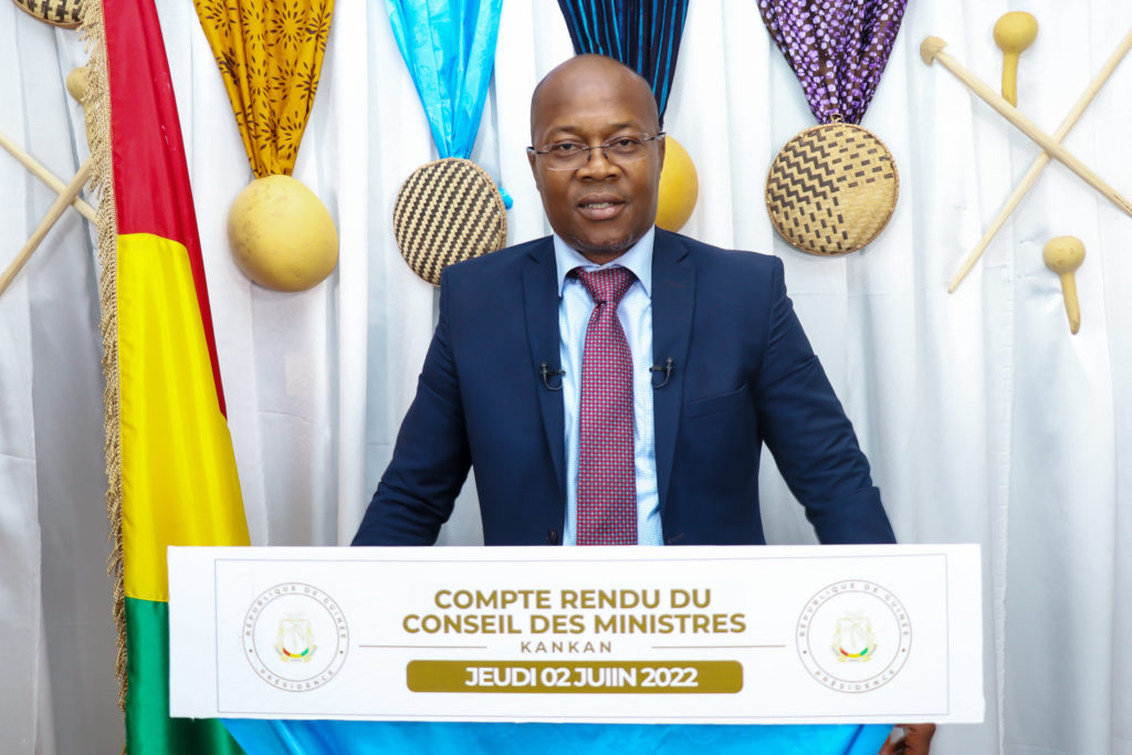 Ousmane Gaoual Diallo ministre porte parole du gouvernement de transition kankan