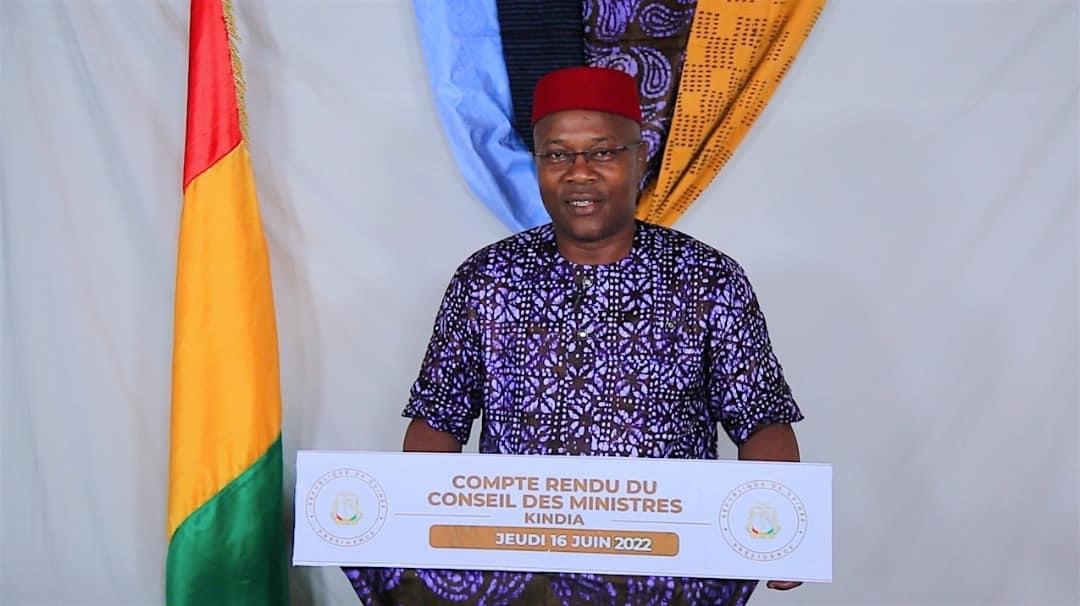 Ousmane Gaoual Diallo, ministre porte parole du gouvernement guinéen à Kindia