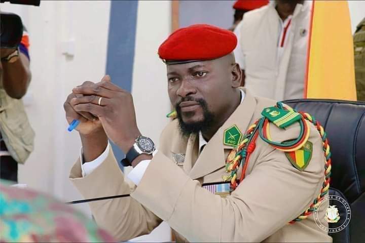 Colonel Mamadi Doumbouya, président de la transition