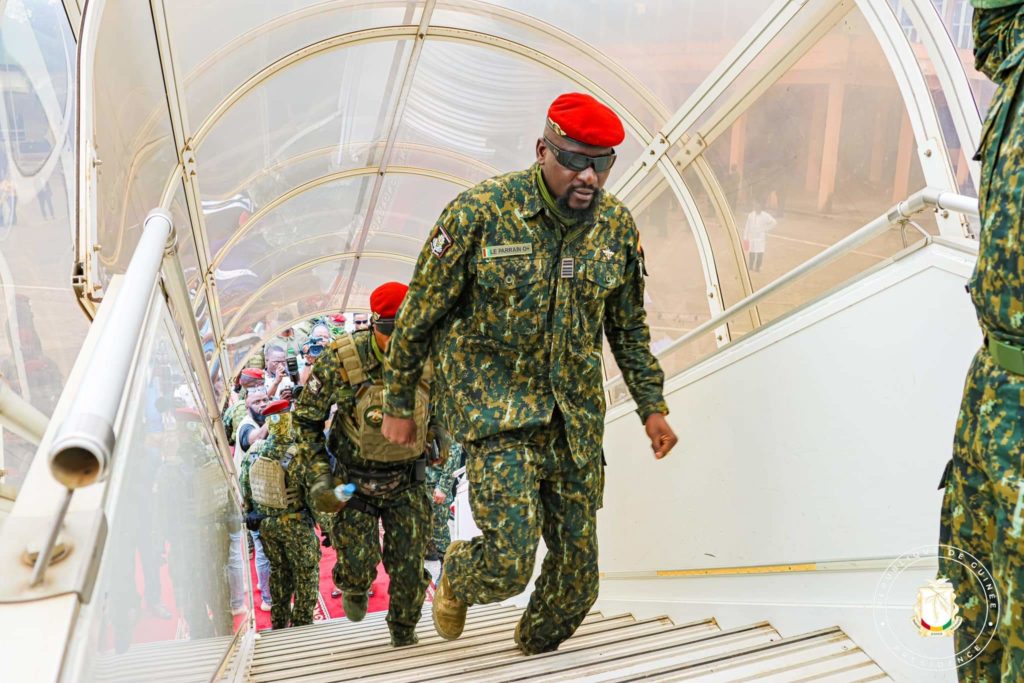Transition en Guinée : le Colonel Mamadi Doumbouya est à N’Zérékoré ce mardi soir