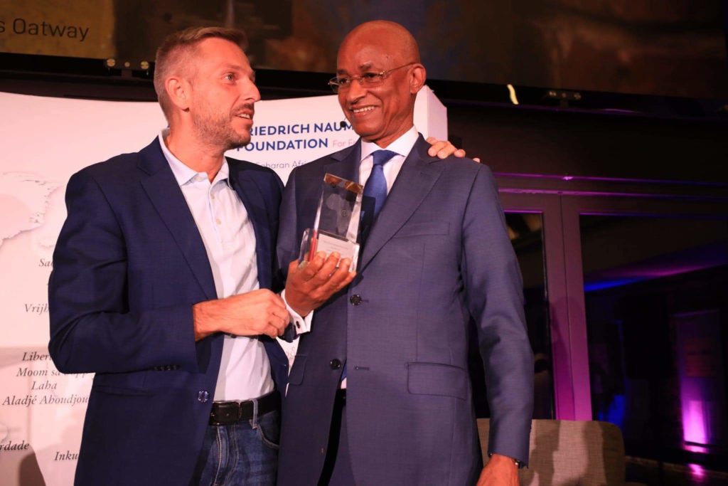 DISCOURS DE CELLOU DALEIN À L’OCCASION DE LA REMISE DU PRIX « AFRICA FREEDOM »