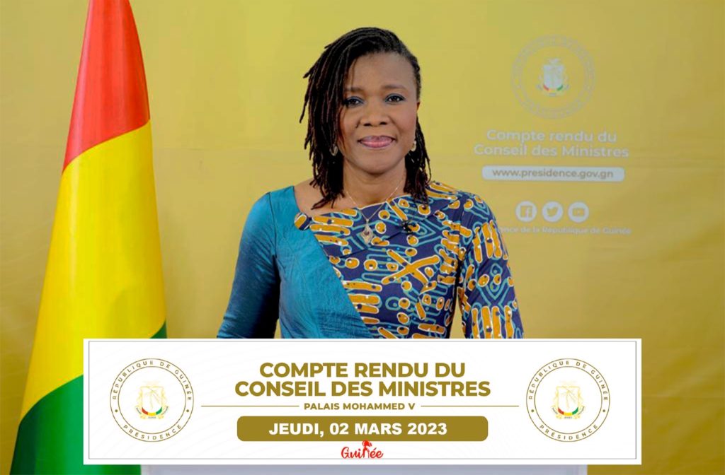 Guinée : compte rendu du conseil des ministres du jeudi 2 mars 2023