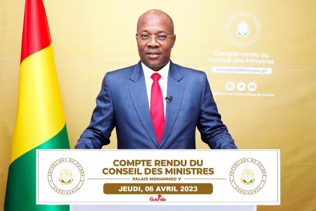 Guinée: Compte rendu du conseil des ministres du jeudi 06 avril 2023