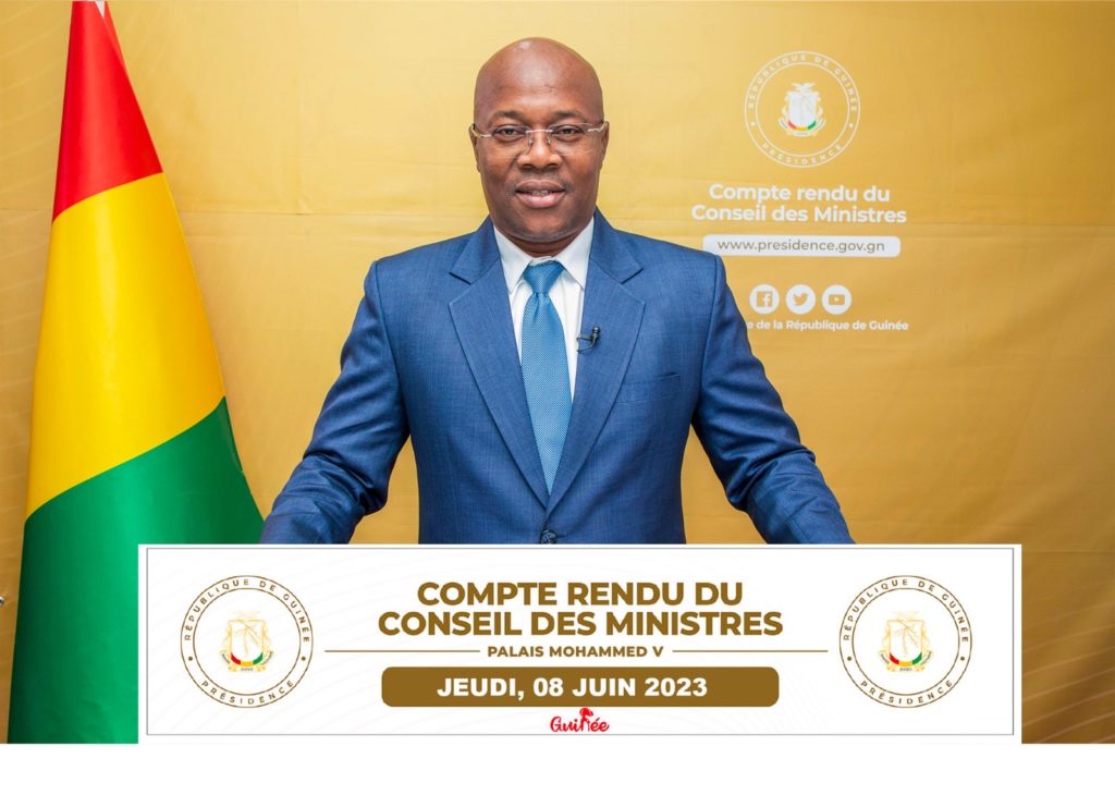 COMPTE RENDU DU CONSEIL DES MINISTRES DU JEUDI 08 JUIN 2023
