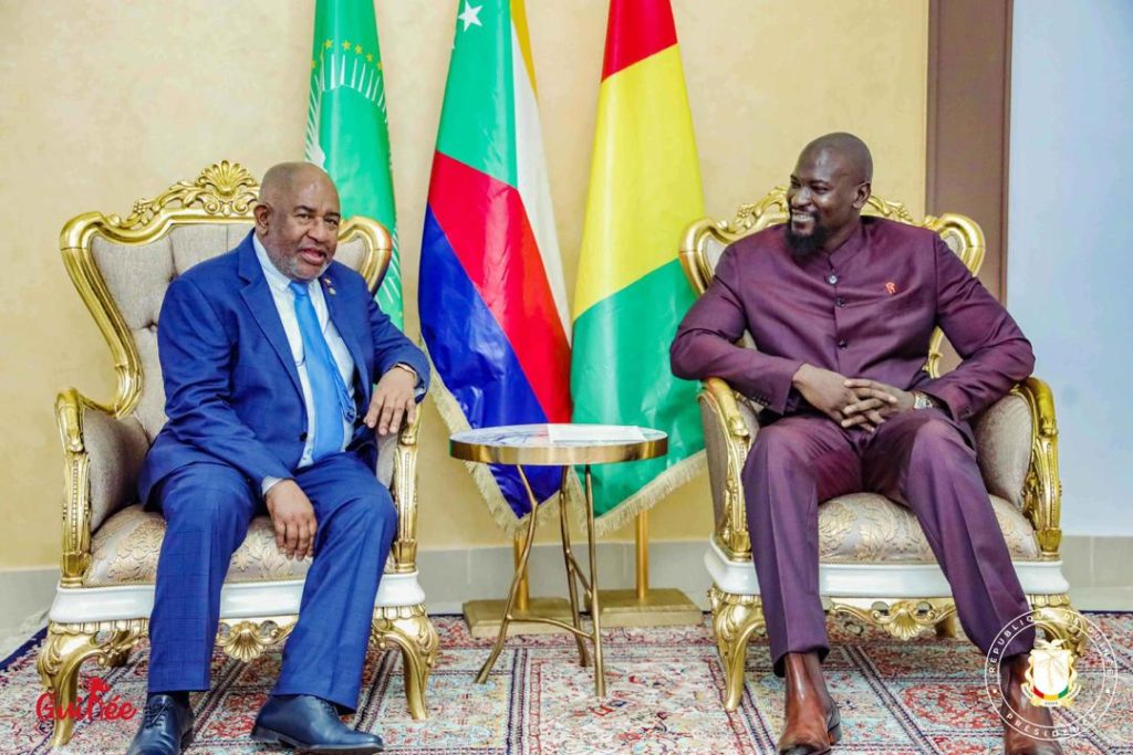 Visite officielle : Le Président de l’Union des Comores, Azali Assoumani à Conakry