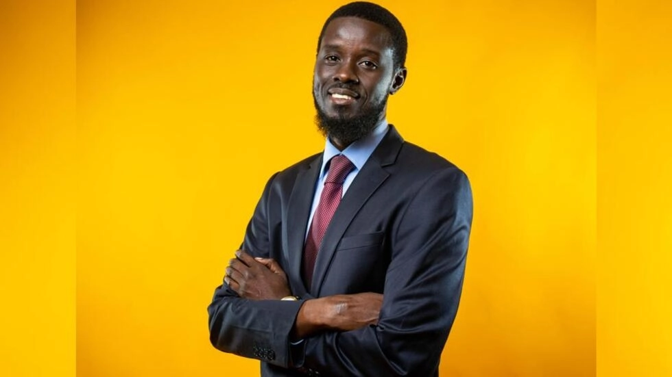 Le Sénégalais Bassirou Diomaye Faye, membre de la coalition d’opposition, président du mouvement national des cadres patriotes.