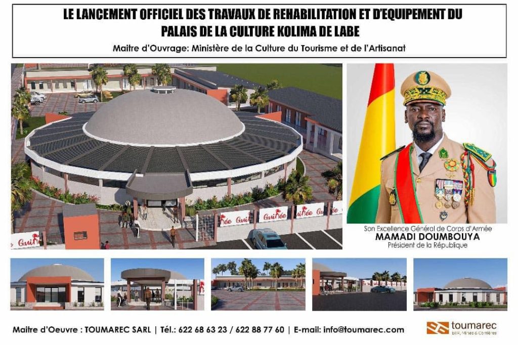 Labé : lancement officiel des travaux de réhabilitation et d’équipement du Palais de la culture la kolima ce samedi 14 septembre 2024