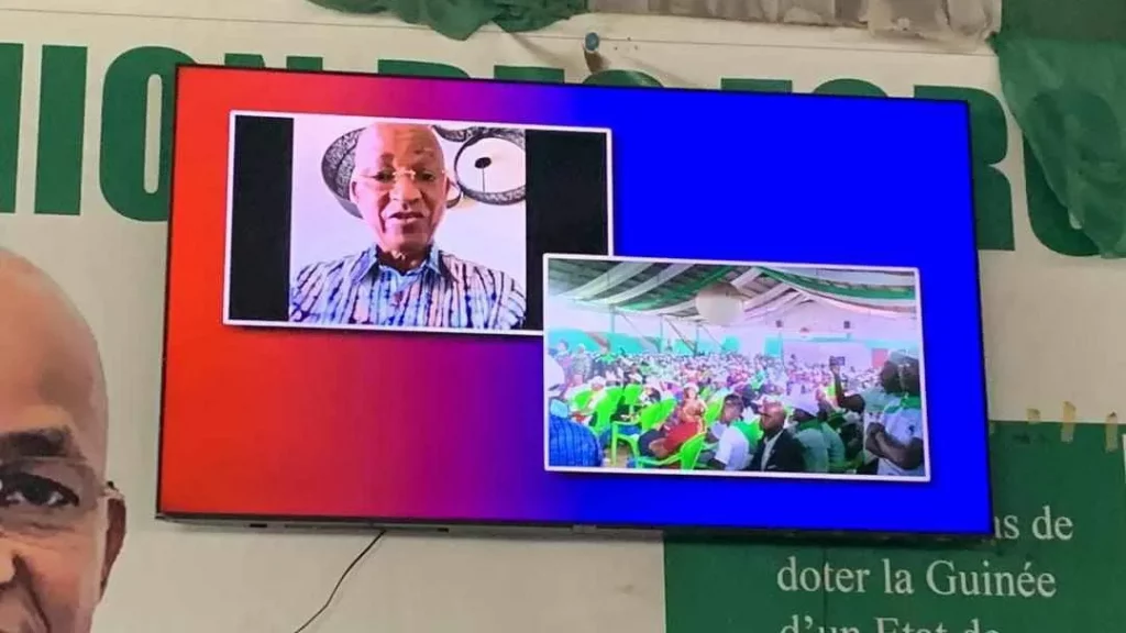 Cellou Dalein Diallo en visioconférence face à ses militants : « Mamadi Doumbouya veut se présenter, il n’y a pas de doute »