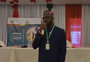 Le DG de L’ANVJ MACKA BALDÉ au 7eme Forum des agences du volontariat de l’espace CEDEAO à Freetown Sierra Leone juin 2025