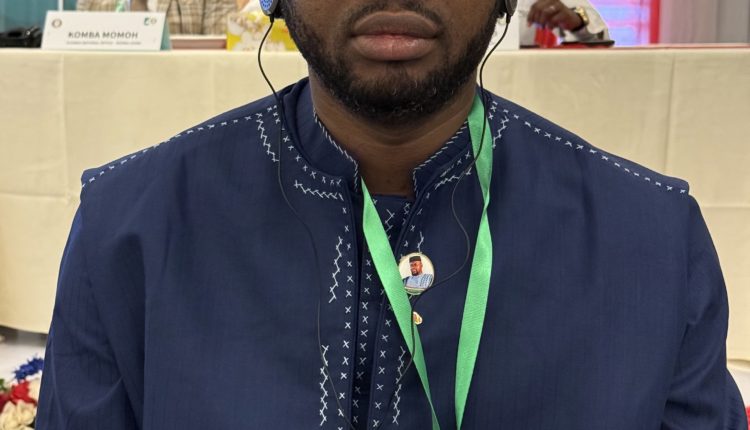 Le DG de L’ANVJ MACKA BALDÉ au 7eme Forum des agences du volontariat de l’espace CEDEAO à Freetown Sierra Leone juin 2025