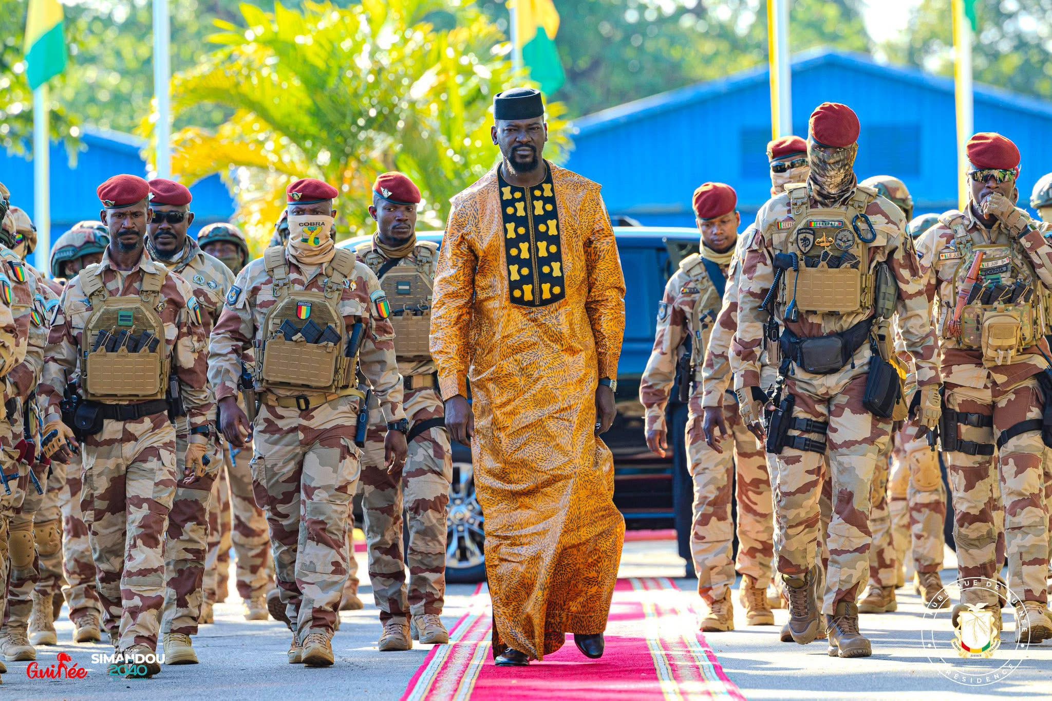 Général Mamadi Doumbouya, président de la République de Guinée
