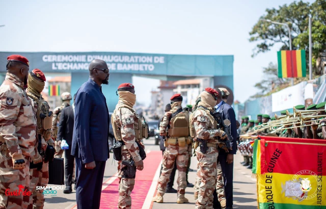 Bambeto : le président Mamadi Doumbouya inaugure l’échangeur pour le bonheur des populations