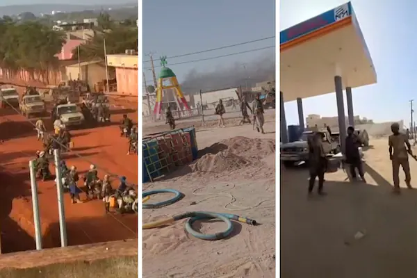 Mali: jihadistes et indépendantistes touaregs revendiquent des attaques coordonnées contre plusieurs villes du pays dont Bamako