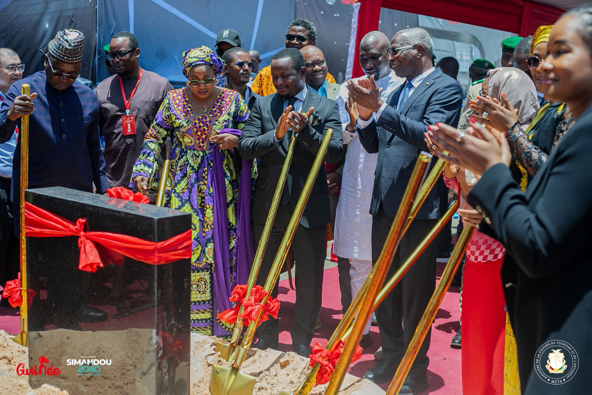 Renaissance du 7ème Art : La Guinée pose la première pierre de son grandiose « Cinéma Center » à Conakry