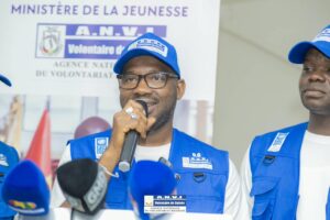 Mamadou Macka Baldé, Directeur général de l’agence nationale du volontariat jeunesse (ANVJ) au lancement de l’atelier de formation de 150 anciens volontaires de l’ANVJ septembre 2026